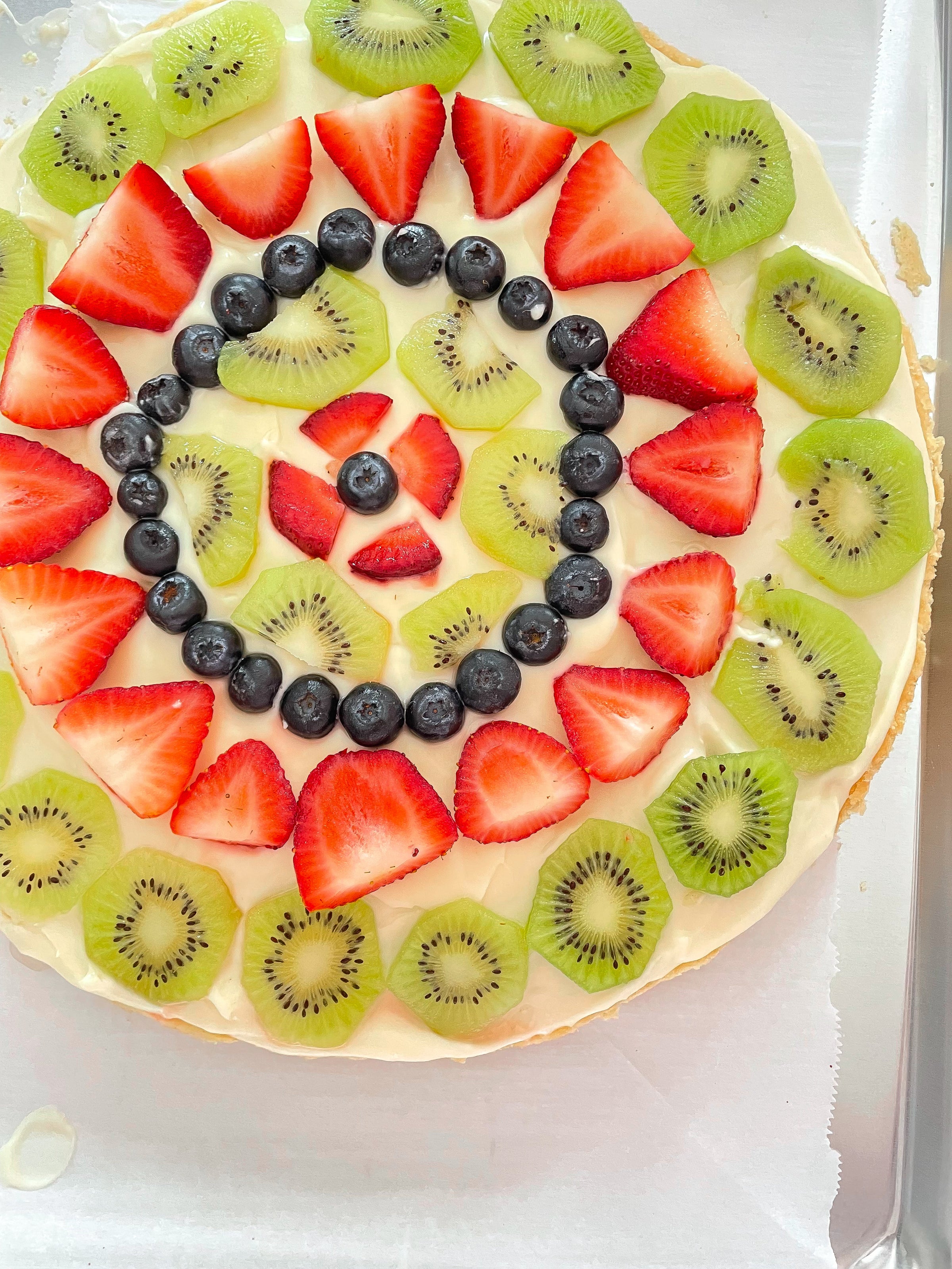 ケーキレプリカ Fruit Pizza (Large) | Kassi's Cookies